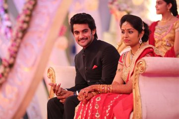 Hero Aadi Wedding Reception Photos